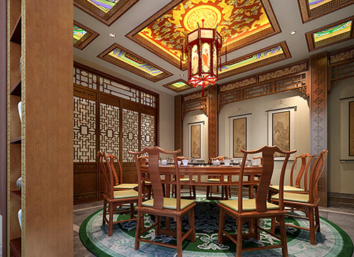 安岳中式古典风格家居装修设计效果图